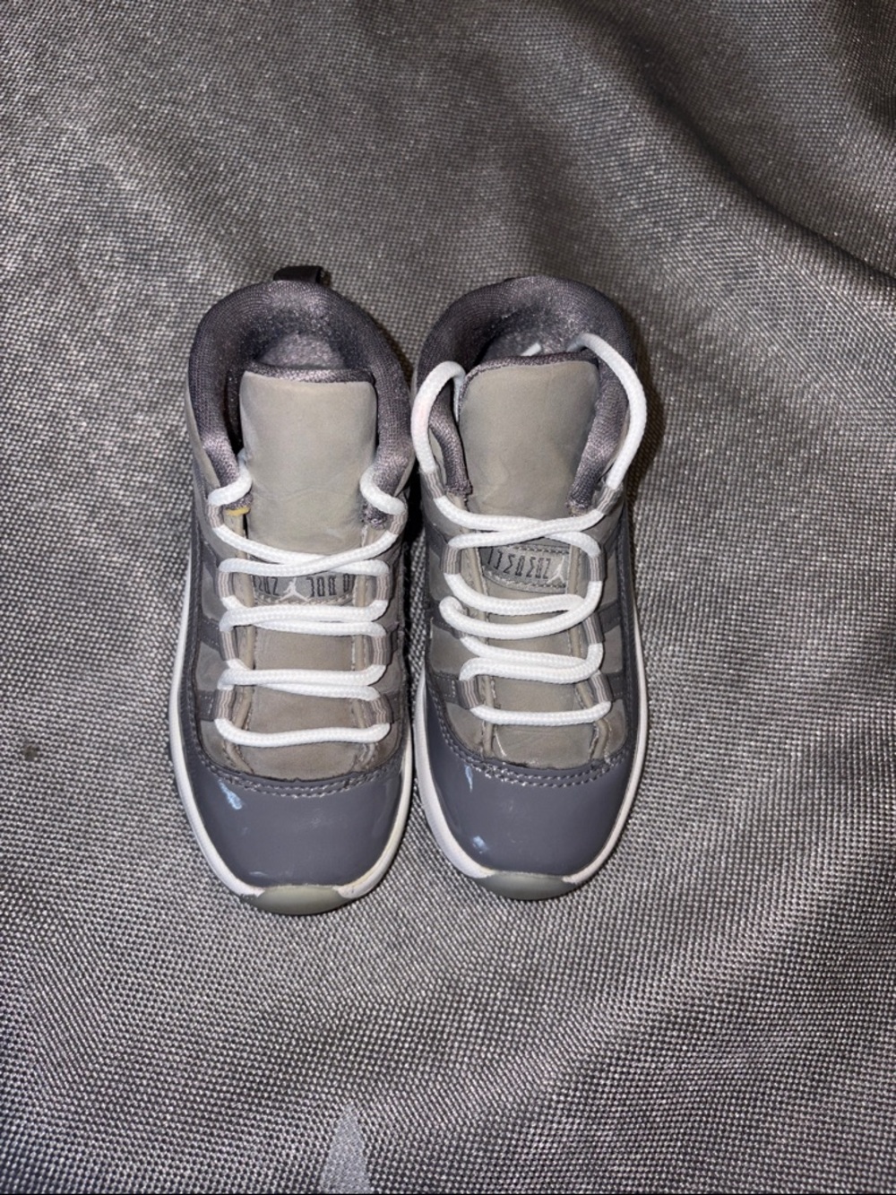 Toddlers Jordan 11 Retro Cool Grey size 9c….